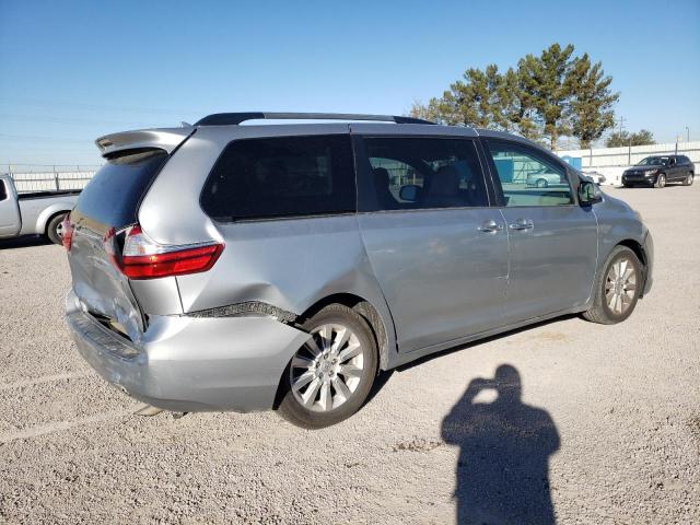 5TDYK3DC1FS592047 - 2015 TOYOTA SIENNA XLE SILVER photo 3