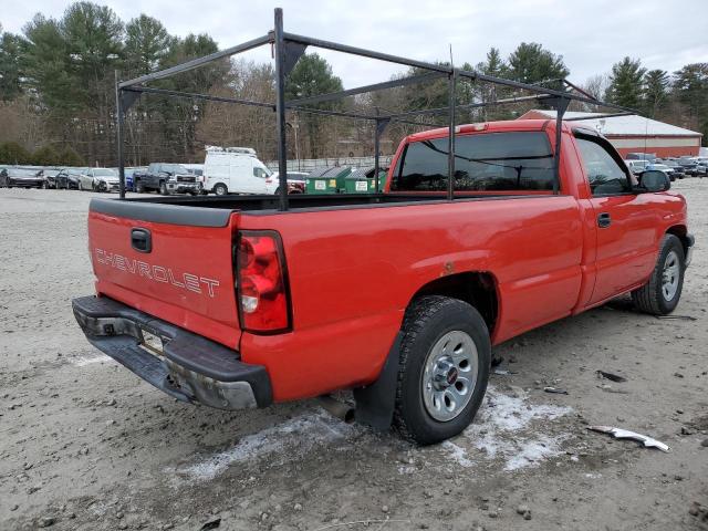 1GCEC14X16Z104950 - 2006 CHEVROLET SILVERADO C1500 RED photo 3