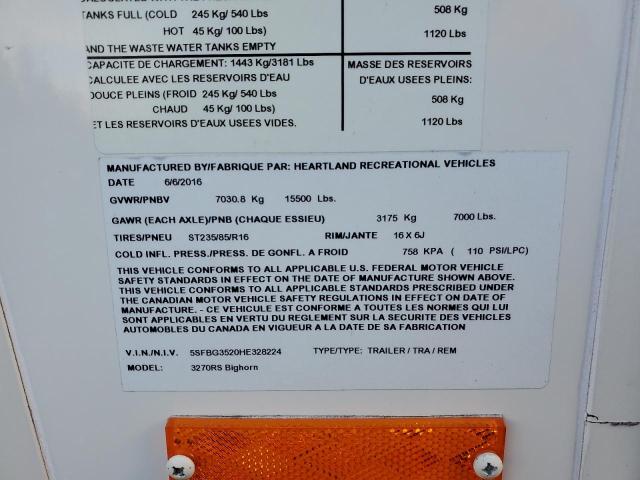 5SFBG3520HE328224 - 2017 BIG DOG ALL MODELS 棕色 照片 10