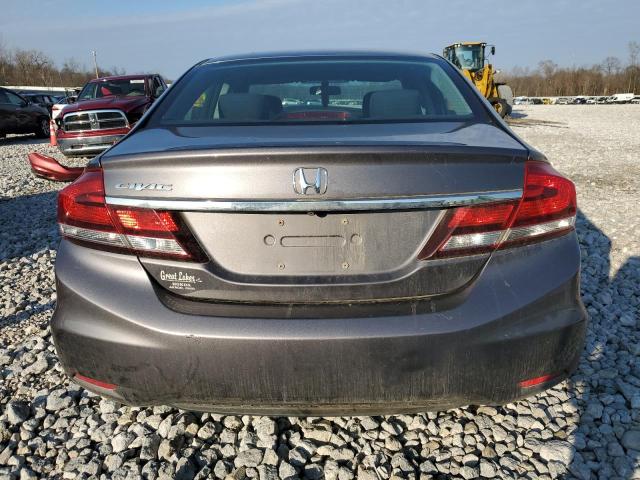 19XFB2F72FE046756 - 2015 HONDA CIVIC SE GRAY photo 6