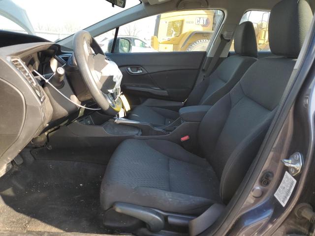 19XFB2F72FE046756 - 2015 HONDA CIVIC SE GRAY photo 7