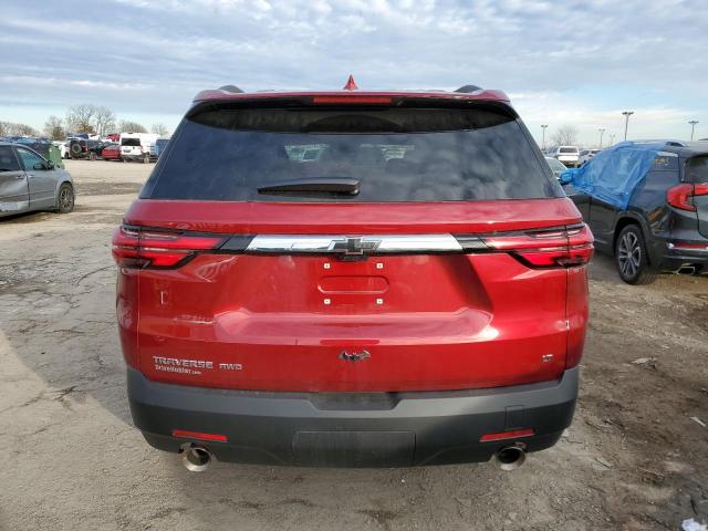 1GNEVHKW4PJ296160 - 2023 CHEVROLET TRAVERSE LT RED photo 6