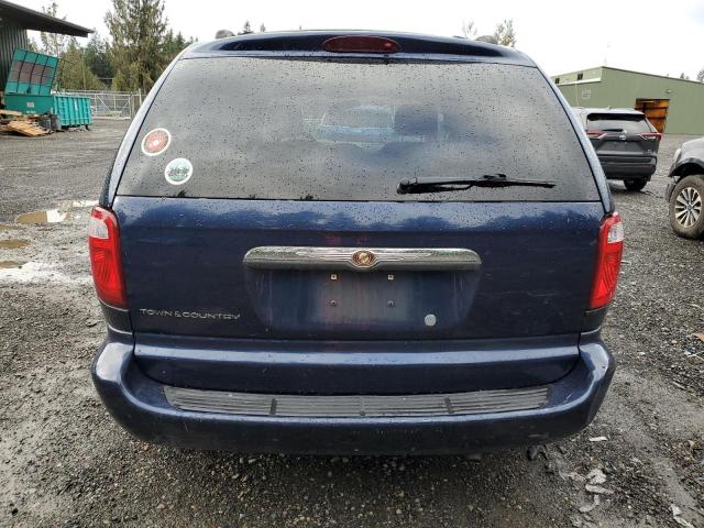 1A4GP45R86B537117 - 2006 CHRYSLER TOWN & COU ლურჯი ფოტო 6