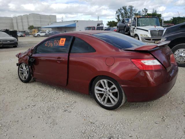 2HGFG21517H707353 - 2007 HONDA CIVIC SI RED photo 2