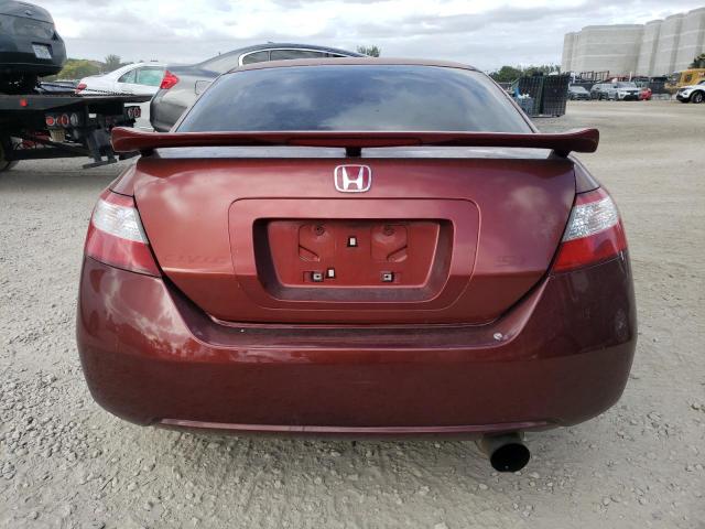 2HGFG21517H707353 - 2007 HONDA CIVIC SI RED photo 6