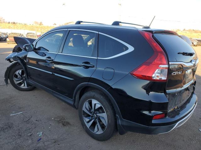 5J6RM4H91GL019052 - 2016 HONDA CR-V TOURING BLACK photo 2