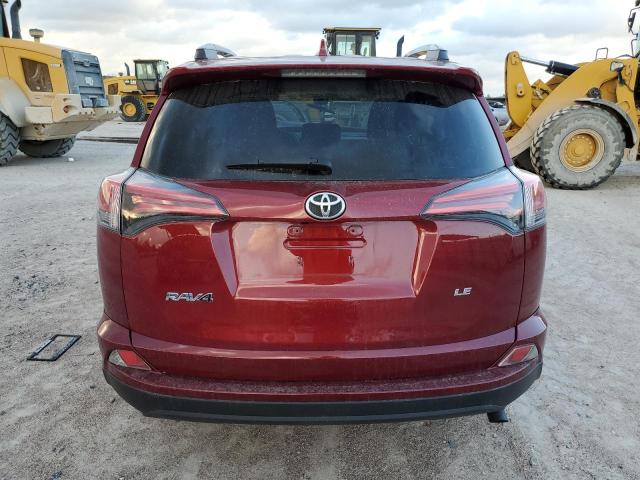 2T3ZFREV7JW415635 - 2018 TOYOTA RAV4 LE RED photo 6