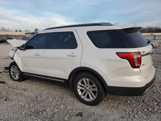 1FM5K7D85GGC98986 - 2016 FORD EXPLORER XLT WHITE photo 2