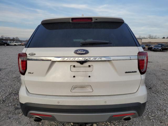 1FM5K7D85GGC98986 - 2016 FORD EXPLORER XLT WHITE photo 6