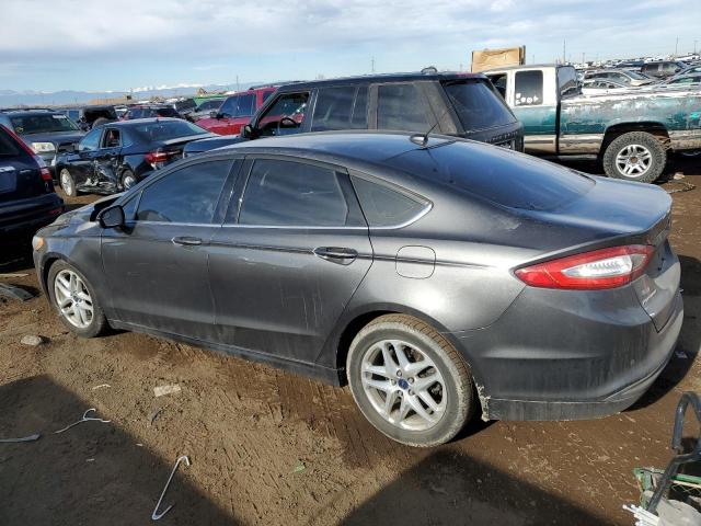 3FA6P0H73GR193722 - 2016 FORD FUSION SE GRAY photo 2