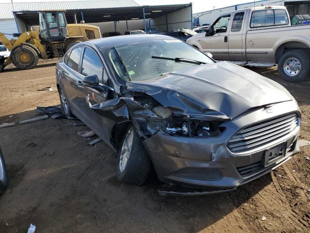 3FA6P0H73GR193722 - 2016 FORD FUSION SE GRAY photo 4