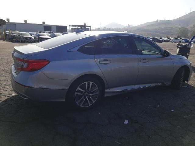 1HGCV3F49LA004543 - 2020 HONDA ACCORD HYBRID EX SILVER photo 3