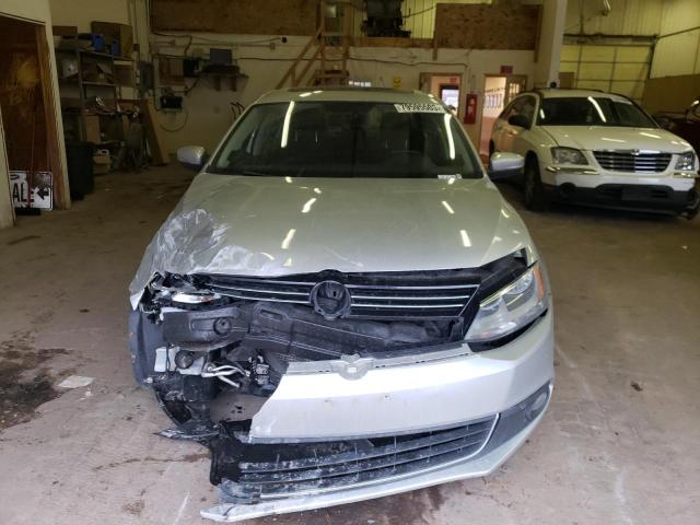 3VWLX7AJ3CM409259 - 2012 VOLKSWAGEN JETTA SEL SILVER photo 5