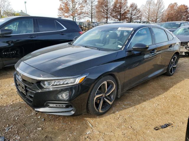 1HGCV1F34JA267743 - 2018 HONDA ACCORD SPORT BLACK photo 1