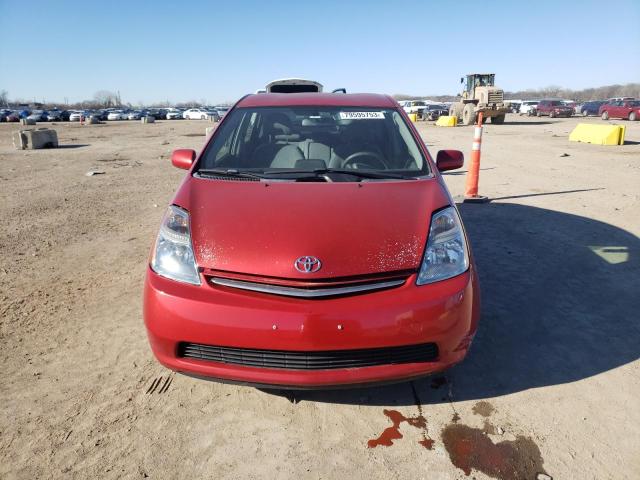 JTDKB20U873237474 - 2007 TOYOTA PRIUS RED photo 5