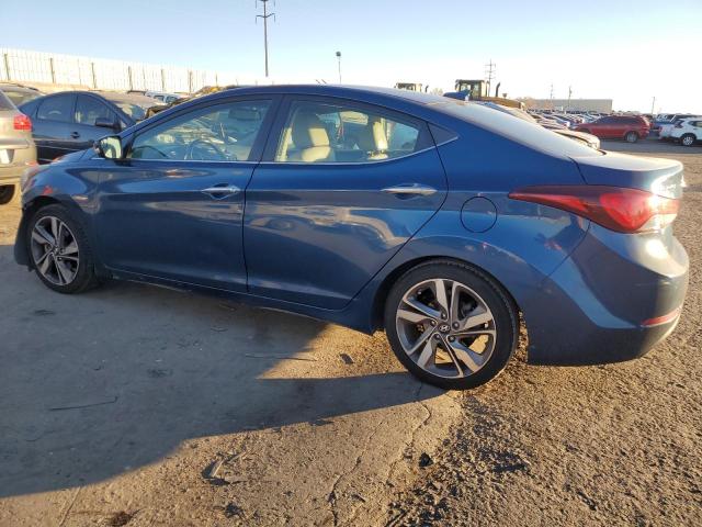 KMHDH4AE8EU036851 - 2014 HYUNDAI ELANTRA SE BLUE photo 2