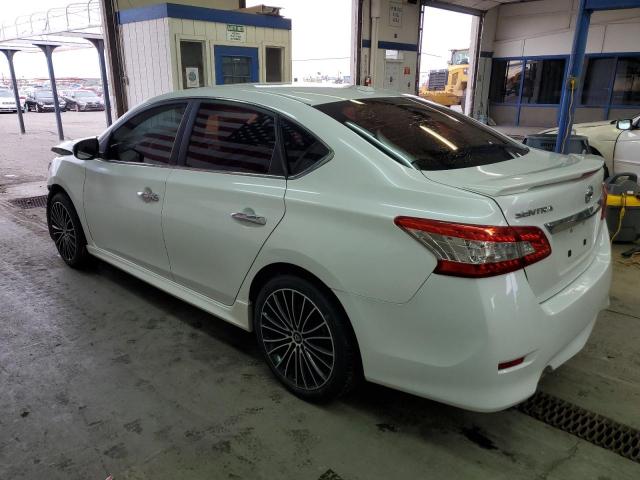 3N1AB7AP3FY267878 - 2015 NISSAN SENTRA S WHITE photo 2