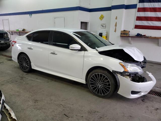 3N1AB7AP3FY267878 - 2015 NISSAN SENTRA S WHITE photo 4