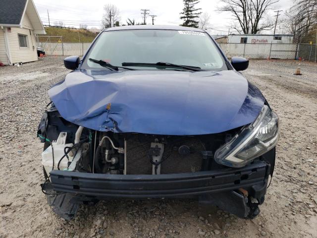 3N1AB7AP5HY369590 - 2017 NISSAN SENTRA S BLUE photo 5