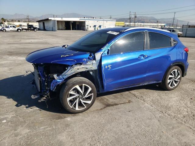 3CZRU5H19KG712280 - 2019 HONDA HR-V SPORT BLUE photo 1