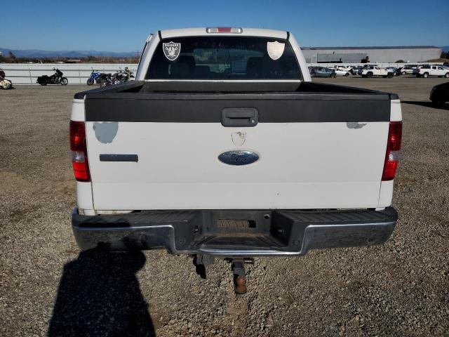 1FTPW14516KC96622 - 2006 FORD F150 SUPERCREW WHITE photo 6