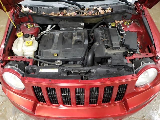 1J8FF47W47D137724 - 2007 JEEP COMPASS RED photo 11