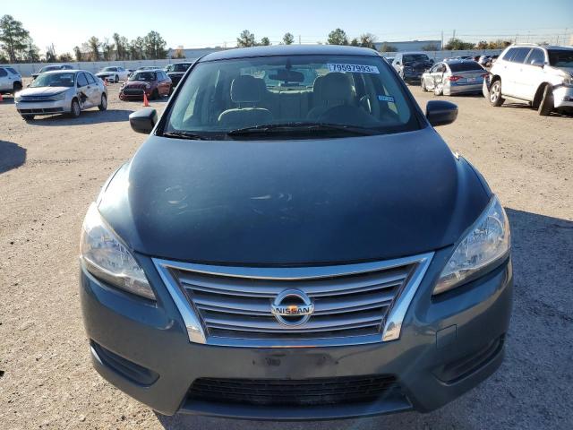 3N1AB7AP9FY355933 - 2015 NISSAN SENTRA S BLUE photo 5