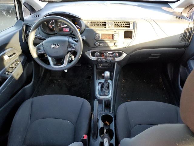 KNADM5A37D6238603 - 2013 KIA RIO LX SILVER photo 8