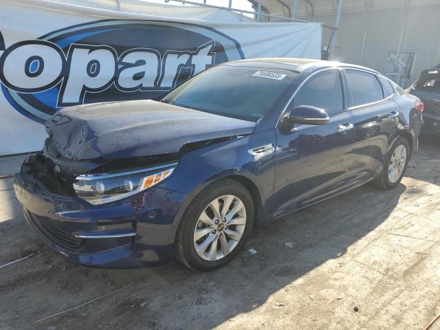 5XXGU4L32HG177577 - 2017 KIA OPTIMA EX BLUE photo 1