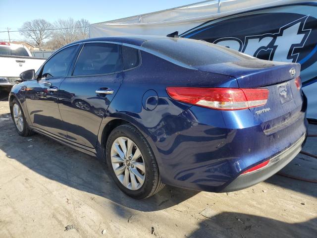 5XXGU4L32HG177577 - 2017 KIA OPTIMA EX BLUE photo 2