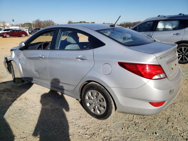 KMHCT4AEXGU021295 - 2016 HYUNDAI ACCENT SE SILVER photo 2