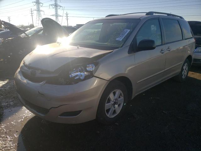 5TDZA23C86S576804 - 2006 TOYOTA SIENNA CE BEIGE photo 1