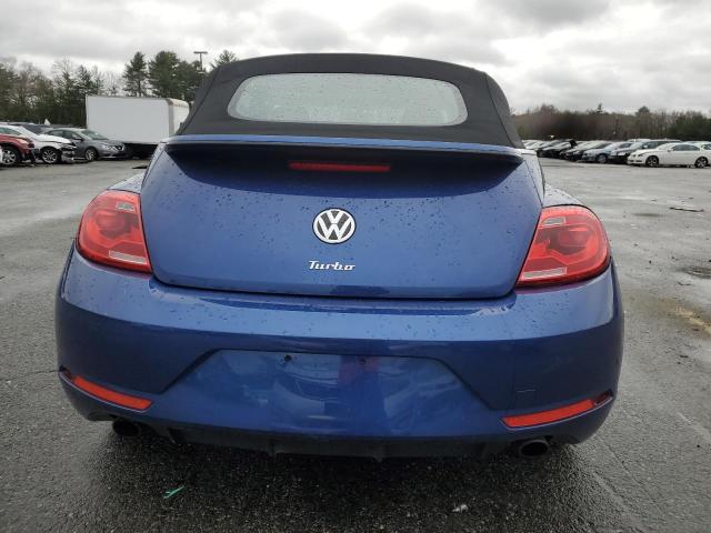 3VW7T7AT5DM830125 - 2013 VOLKSWAGEN BEETLE TURBO BLUE photo 6