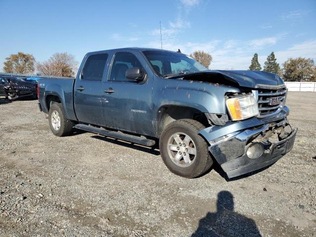 3GTP2VE75CG139794 - 2012 GMC SIERRA K1500 SLE BLUE photo 4