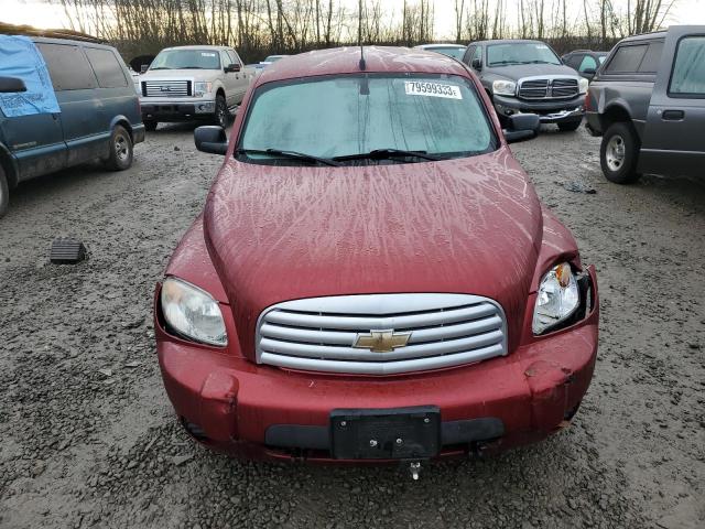 3GNCA13BX9S587382 - 2009 CHEVROLET HHR LS RED photo 5