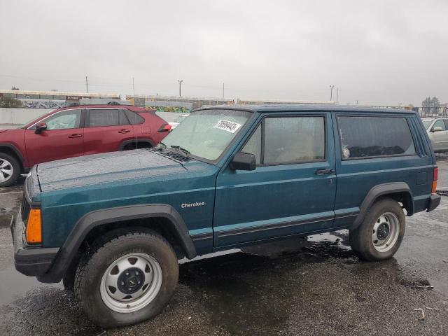 1J4FT27PXTL279583 - 1996 JEEP CHEROKEE SE GREEN photo 1