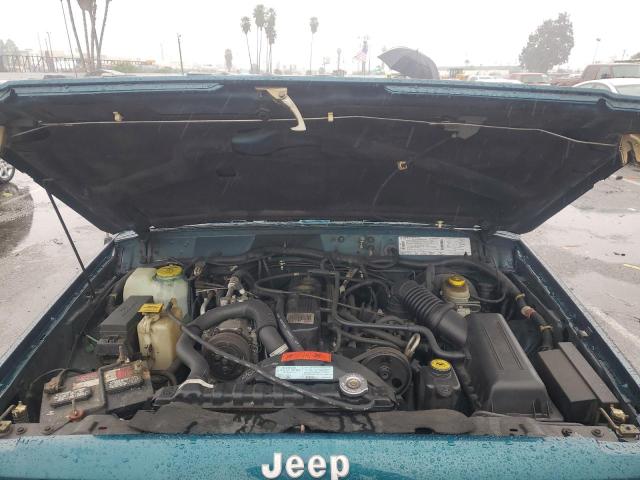 1J4FT27PXTL279583 - 1996 JEEP CHEROKEE SE GREEN photo 11