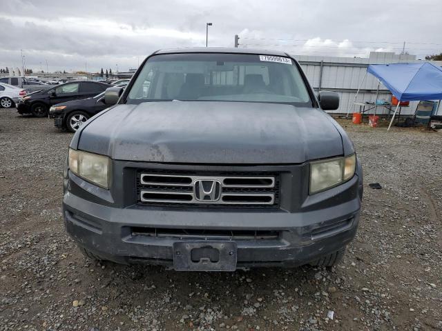 2HJYK16567H507895 - 2007 HONDA RIDGELINE RTL CHARCOAL photo 5