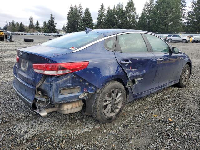 5XXGT4L31LG406729 - 2020 KIA OPTIMA LX BLUE photo 3