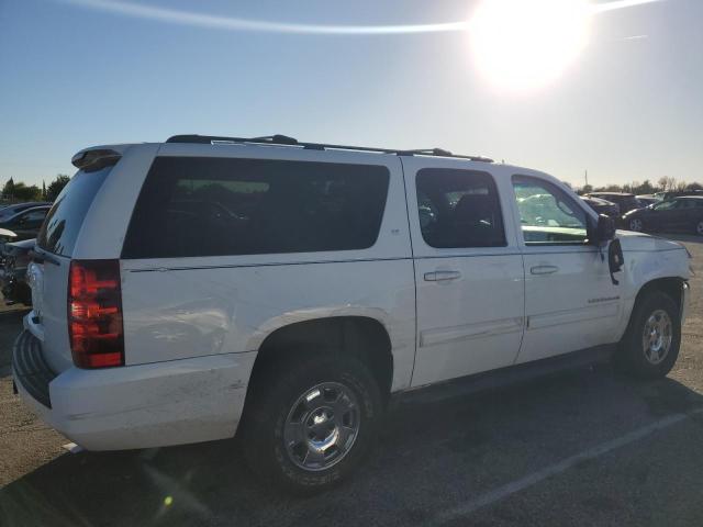 1GNSKJE77DR101480 - 2013 CHEVROLET SUBURBAN K1500 LT WHITE photo 3