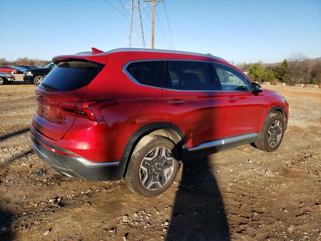 5NMS4DAL5PH487459 - 2023 HYUNDAI SANTA FE LIMITED RED photo 3