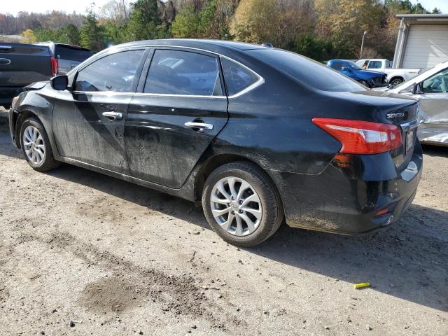 3N1AB7AP3KL604055 - 2019 NISSAN SENTRA S BLACK photo 2