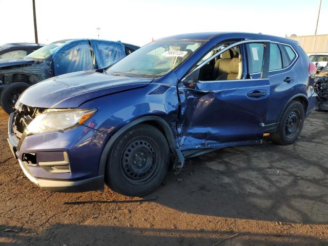 5N1AT2MTXHC803528 - 2017 NISSAN ROGUE S BLUE photo 1