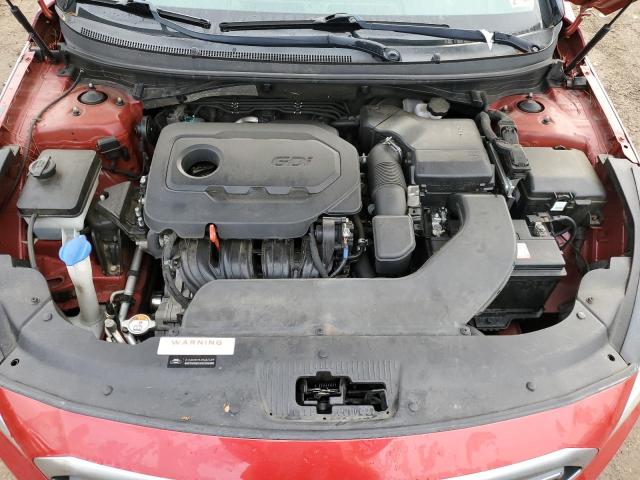 5NPE24AF2HH472404 - 2017 HYUNDAI SONATA SE RED photo 11