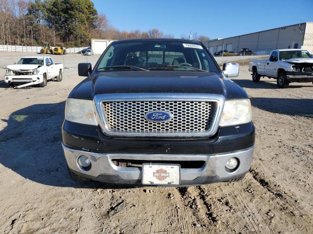 1FTPW12586FA72856 - 2006 FORD F150 SUPERCREW BLACK photo 5