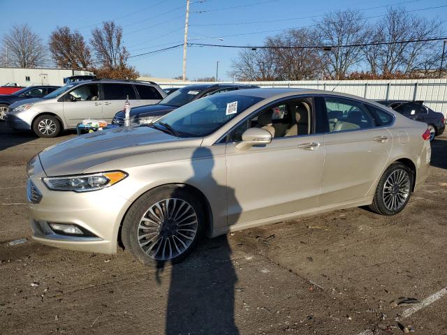 3FA6P0HD7HR140142 - 2017 FORD FUSION SE CREAM photo 1