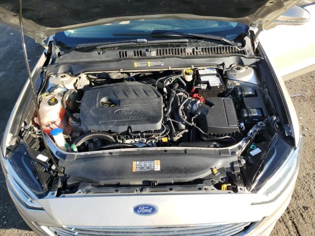 3FA6P0HD7HR140142 - 2017 FORD FUSION SE CREAM photo 11