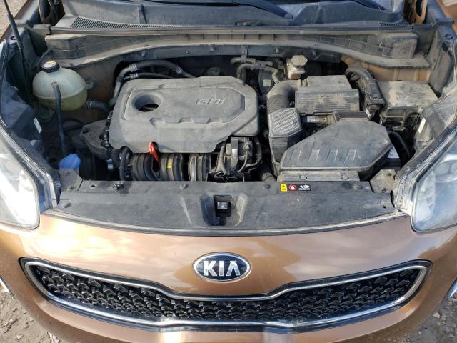 KNDPNCAC2H7112795 - 2017 KIA SPORTAGE EX BROWN photo 12