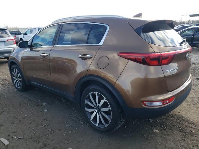 KNDPNCAC2H7112795 - 2017 KIA SPORTAGE EX BROWN photo 2