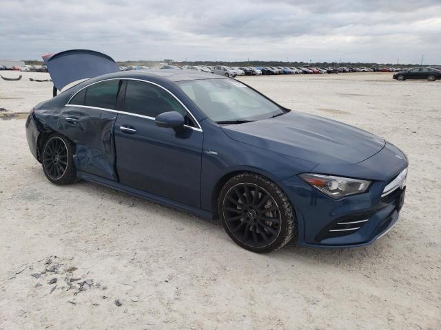 W1K5J5BB4MN151291 - 2021 MERCEDES-BENZ CLA AMG 35 4MATIC BLUE photo 4